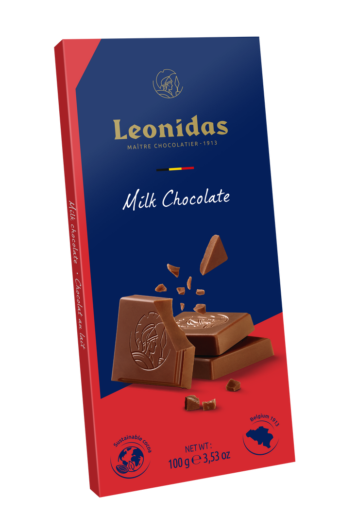 Tablette chocolat au Lait 30% 100 gr