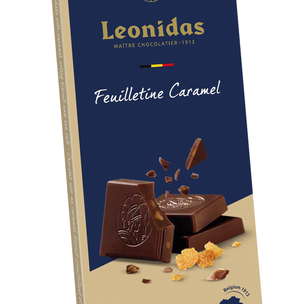 NOUVEAU Tablette NOIR caramel feuilletine