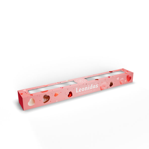 Réglette 10 petits coeurs en chocolat