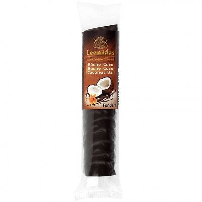 Bûche coco Léonidas au chocolat Noir 80 gr