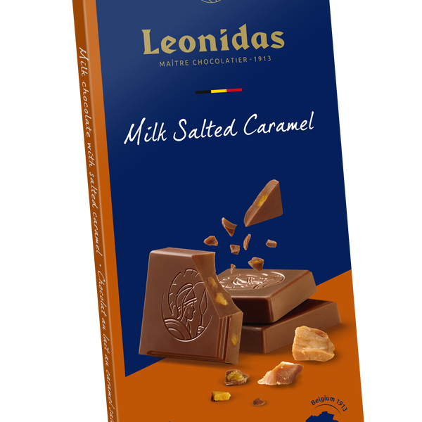Tablette chocolat au lait et caramel salé 100 gr