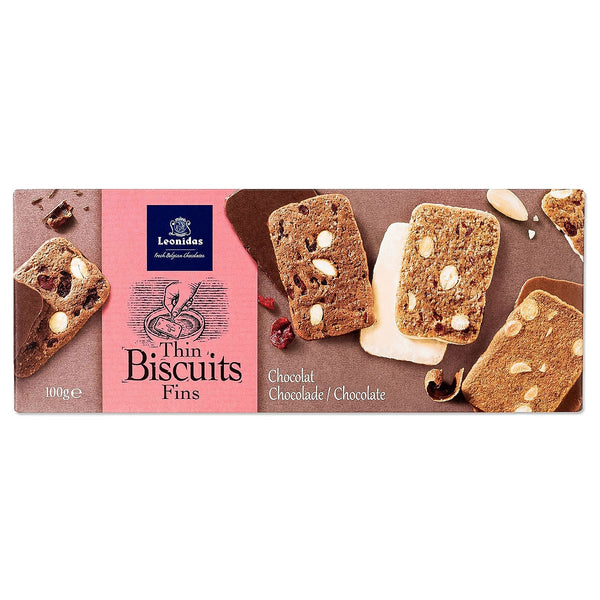 Biscuits aux trois chocolats Leonidas 100 gr